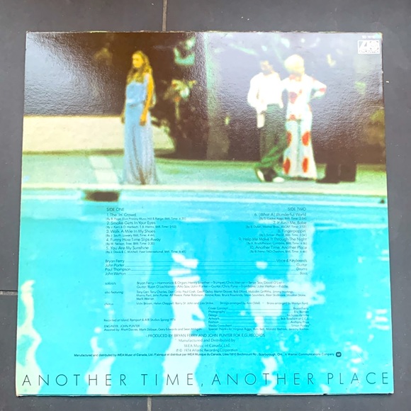 LP vintage Brian Ferry “Another place another time” - Picture 2 of 3